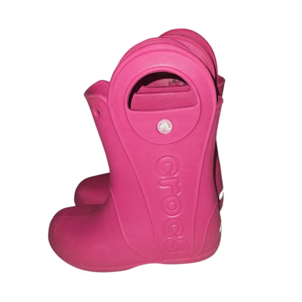 Crocs Kids Handle It Rain Boots (Little Girl) Size 1